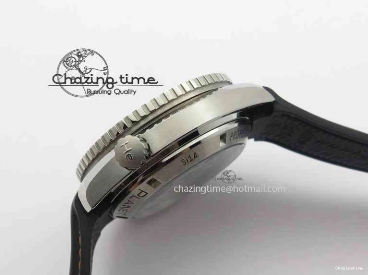 0429 Planet Ocean Master Chrono 45mm SS OM 1:1 Best Edition Black Dial Orange 12 On Rubber Strap A Durable 8169